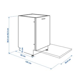 Lavavajillas Integrado Ikea, modelo Proffsig