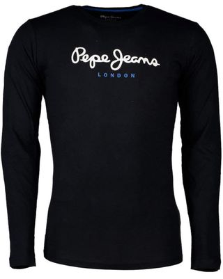 Camiseta Pepe Jeans manga larga negra