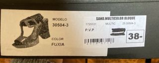 Sandalias Ezzio Charol Multicolor