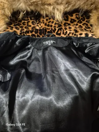 Abrigo Piel  de canguro.Animal Print Luis Campoy