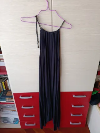 Abito da donna lungo nero Tezenis