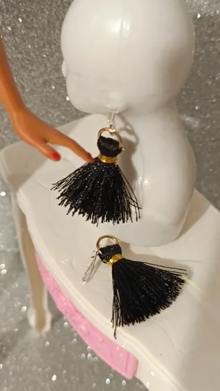 Vestido Barbie Negro y Blanco