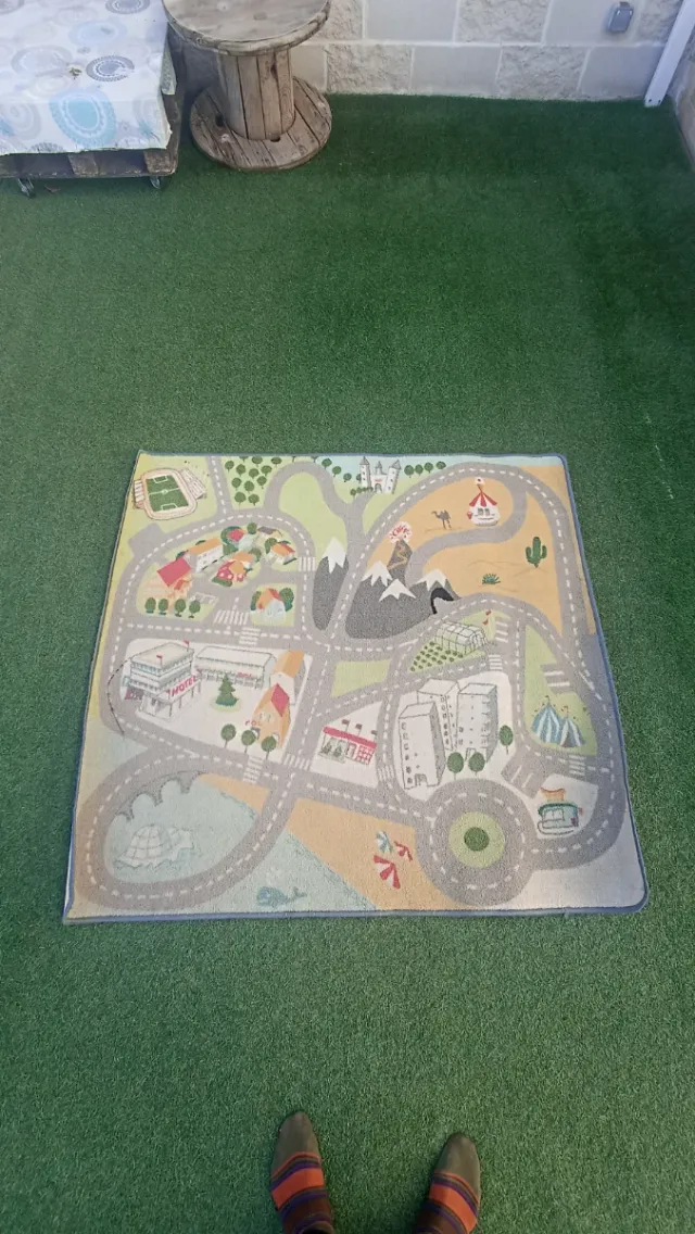 Tappeto gioco città per bambini