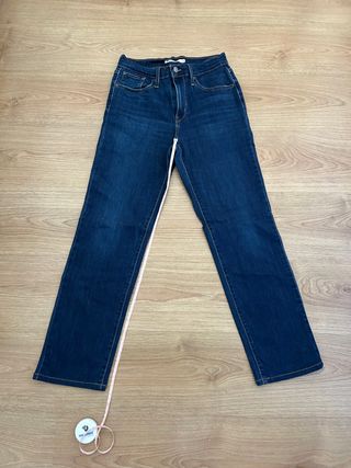 Levi's 724 Talla 28 vaquero Azul mujer