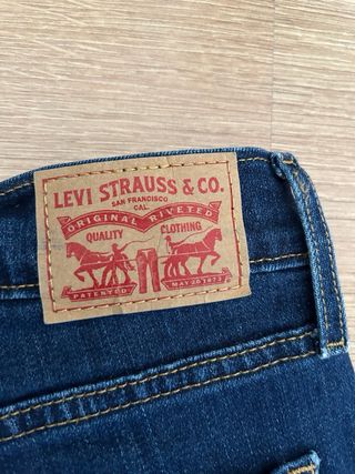 Levi's 724 Talla 28 vaquero Azul mujer