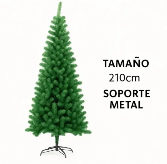 Árbol de Navidad 210 cm nuevo en su caja