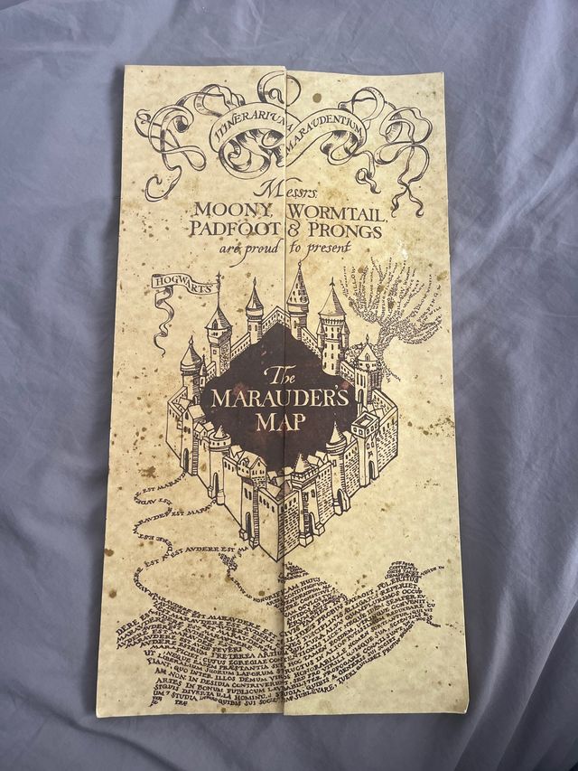 mappa del malandrino Harry Potter