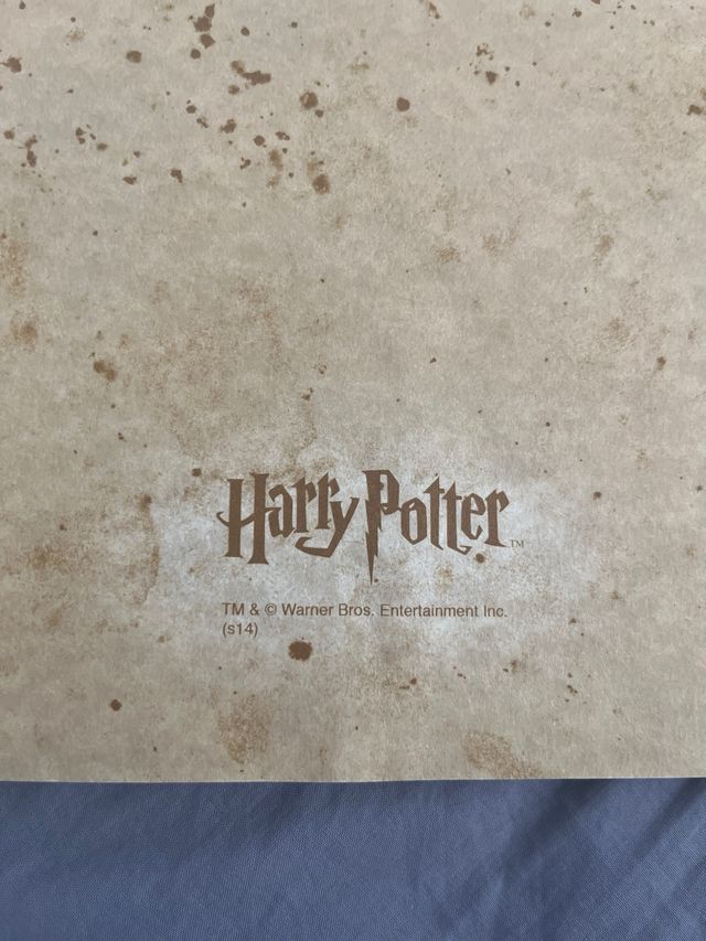 mappa del malandrino Harry Potter