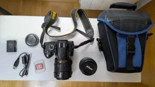 NIKON D3200 - KIT PROFESIONAL COMPLETO.