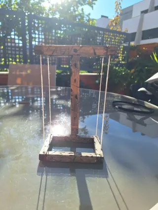 Figura artesanal de madera