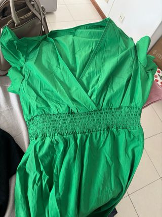 Vestido Carmen Kasioppea verde