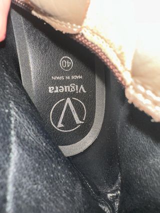 Botines beige/marrón mujer