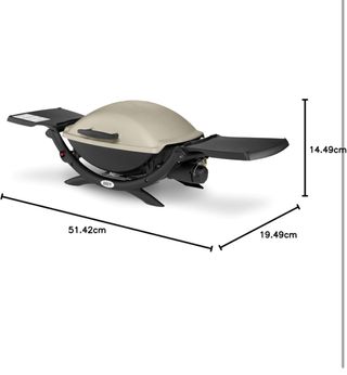 Weber Q2000 Barbecue a Gas, Griglie da 54 x 39