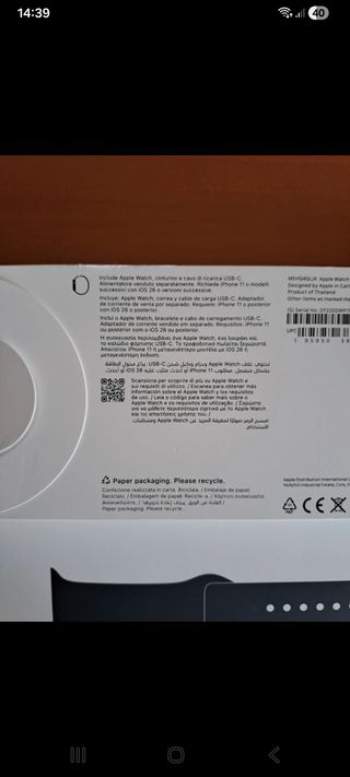 Apple Watch SE 3 44mm Blu notte