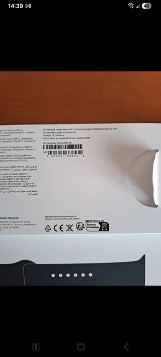 Apple Watch SE 3 44mm Blu notte