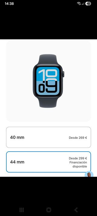 Apple Watch SE 3 44mm Blu notte