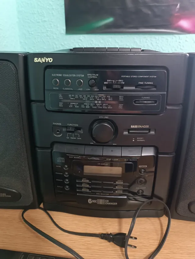 Minicadena Sony Negra