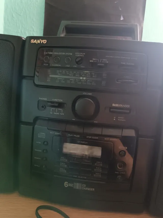 Minicadena Sony Negra