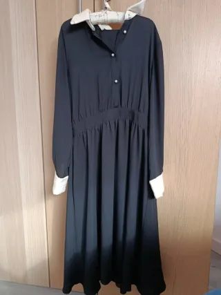 Vestido negro Zara Talla M