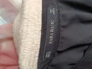 Vestido negro Zara Talla M