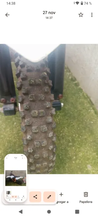 Moto de crros de niño de 50