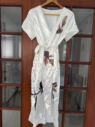 Vestido Blanco Estampado sin estrenar