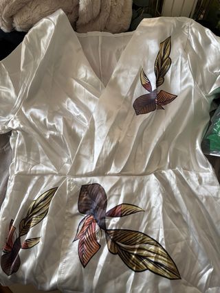 Vestido Blanco Estampado sin estrenar