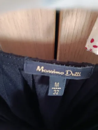 Vestido negro Massimo Dutti Talla M