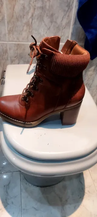 Botines de mujer marrones talla 40