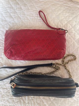 Bolso Bimba y Lola negro y marrón y otro rojo