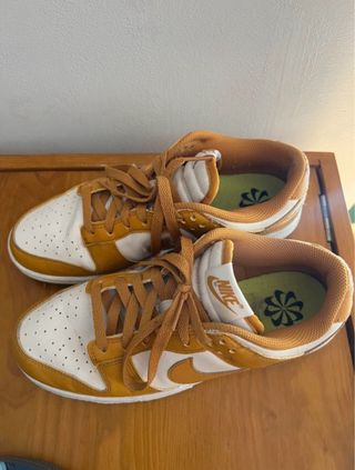 Nike Dunk Naranja y Blanco