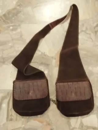 Borsa uomo in pelle bisaccia