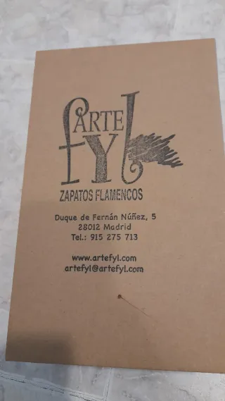 Zapatos Flamenco CARTE Talla 39