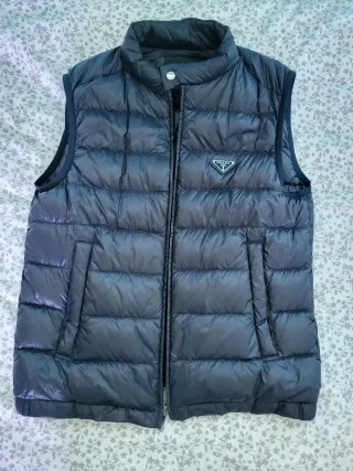 Chaleco Prada Azul Marino Talla 50