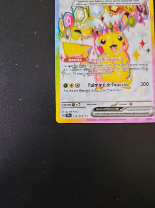 Pokémon Pikachu EX SSP219 ITA