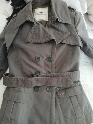 Gabardina Burberrys Sra Verde Oliva