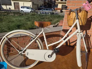 Bicicleta Vintage con Cesta