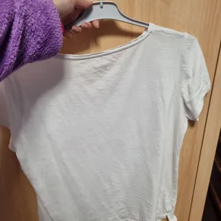 Camiseta manga corta  Mon Amour blanca