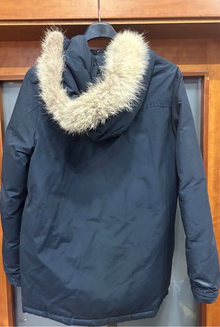 Woolrich bambino blu cotone piuma d'anatra