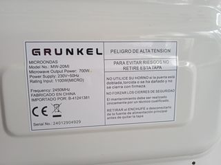 Microondas Grunkel Blanco