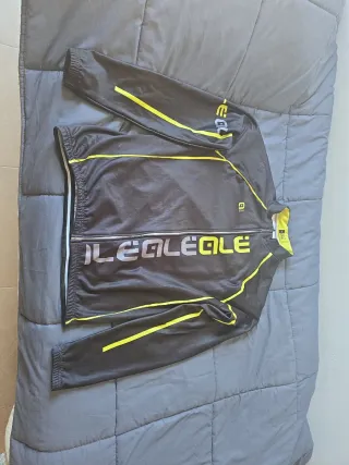 Maillot ciclista ALE negro y amarillo
