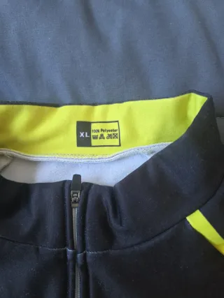 Maillot ciclista ALE negro y amarillo