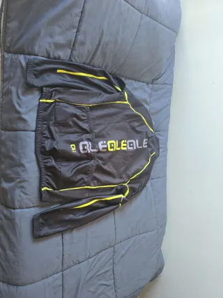 Maillot ciclista ALE negro y amarillo