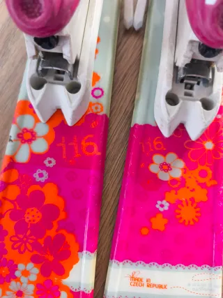 Esquís infantiles 116 cm
