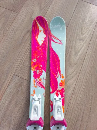 Esquís infantiles 116 cm