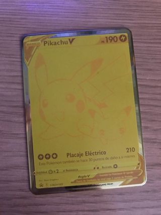 Carta Pokémon Pikachu V Metalica