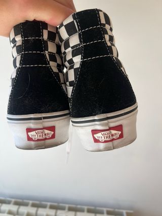 Vans cuadros de plataforma