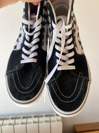 Vans cuadros de plataforma