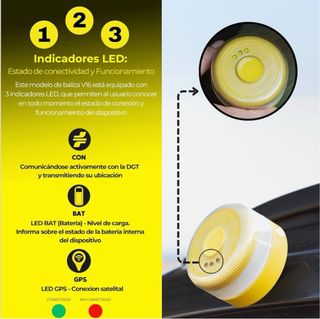 Baliza V16 DGT Geolocalizada - Homologada