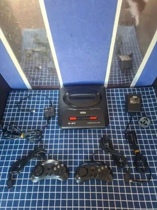 MEGADRIVE 2 ORIGINAL COMPLETA 2 MANDOS